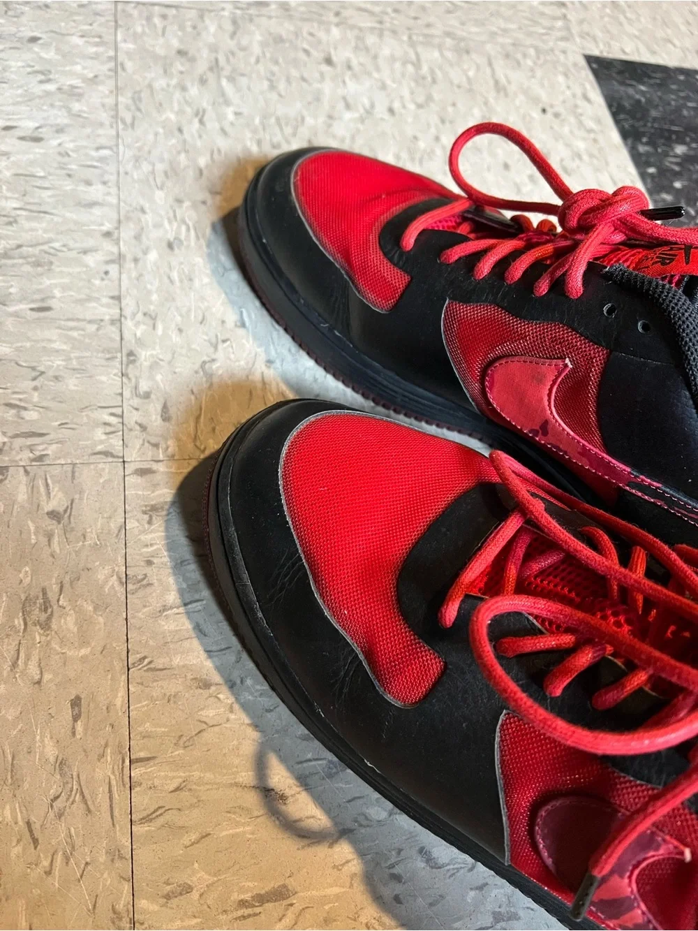 Nike Lunar Force 1 Fuse Leather Hyper Red